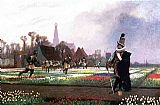 Jean-Leon Gerome Duel among the Tulips painting